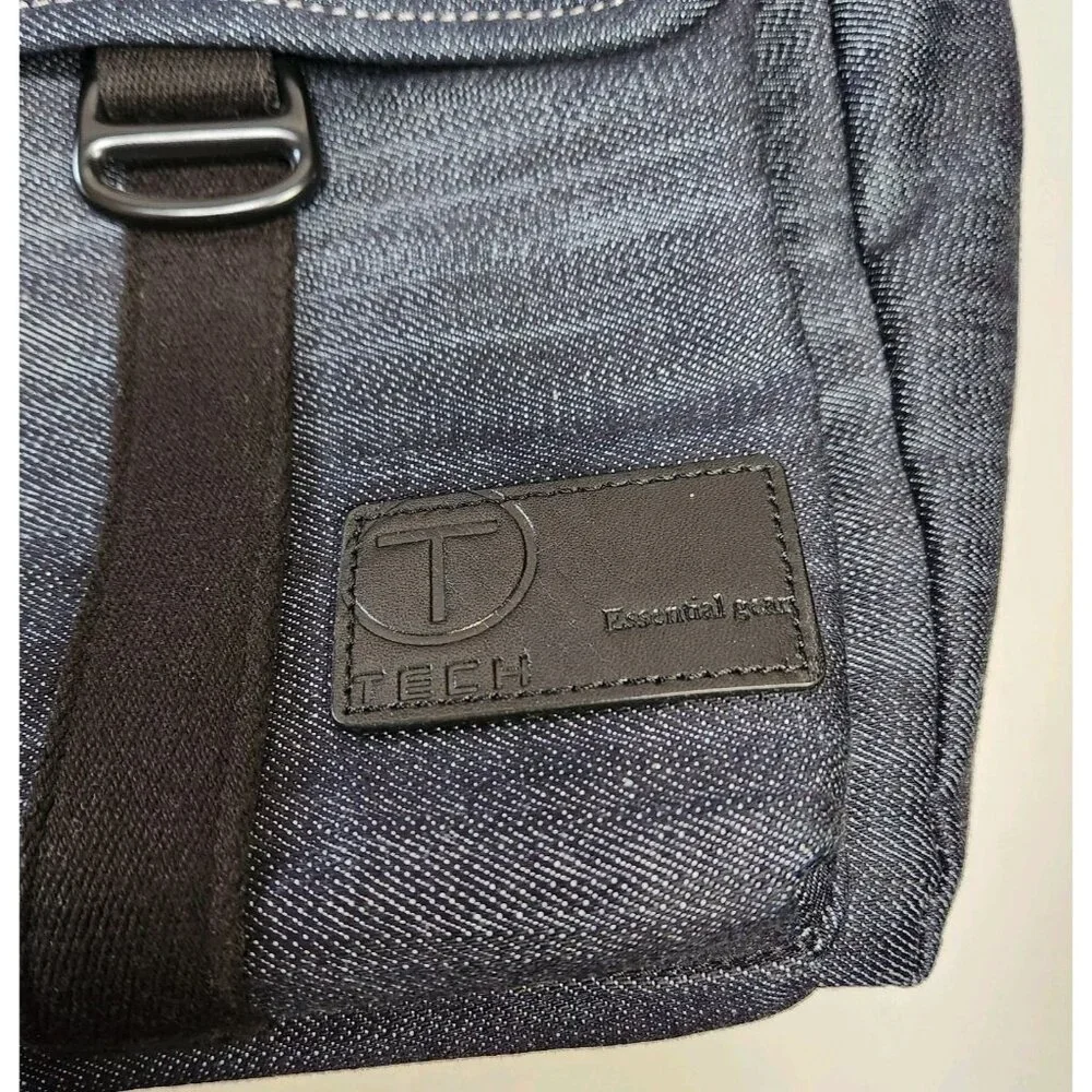 Tumi T Tech Denim Messenger Bag Essential Gear